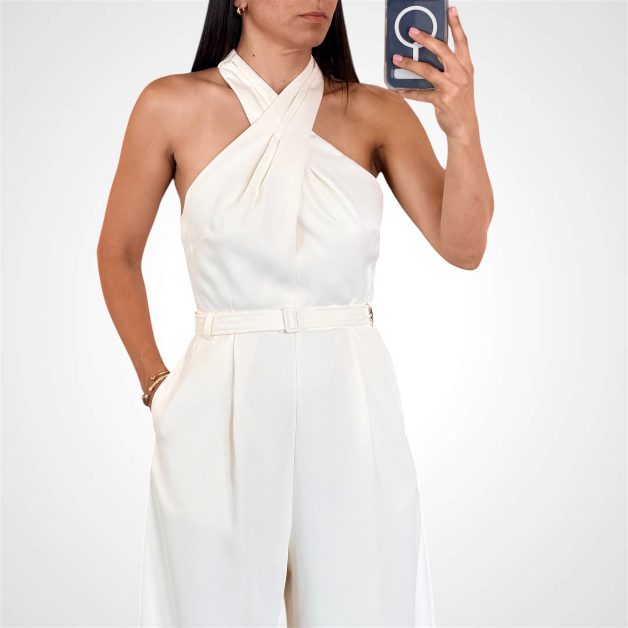 Overlapping Halter Jumpsuit-2