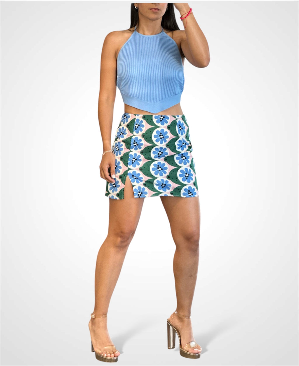 Summer Print Mini Skirt