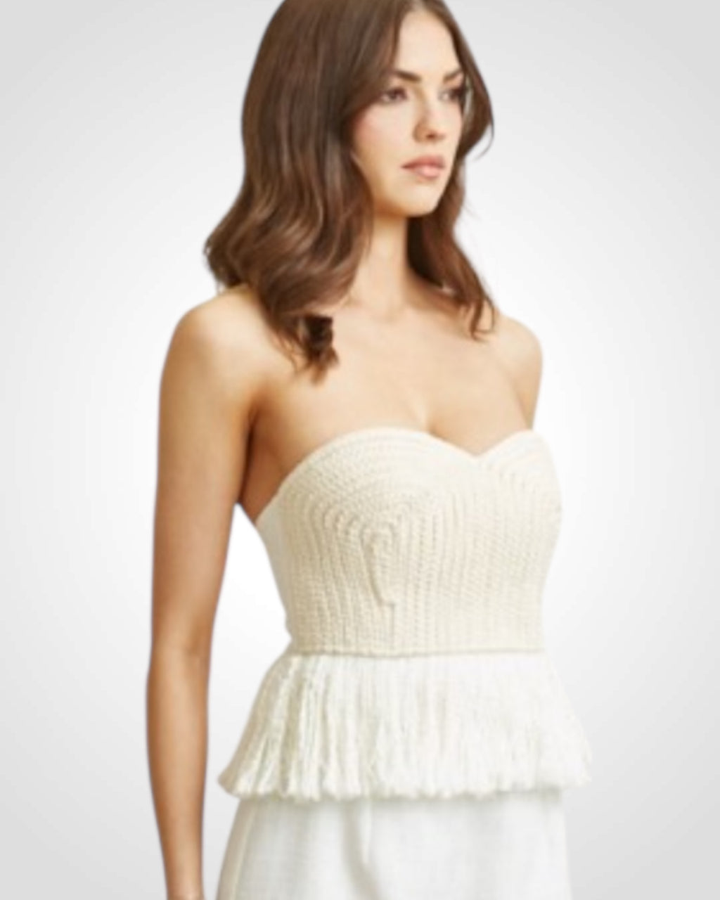 Strap Crochet Fringes Top