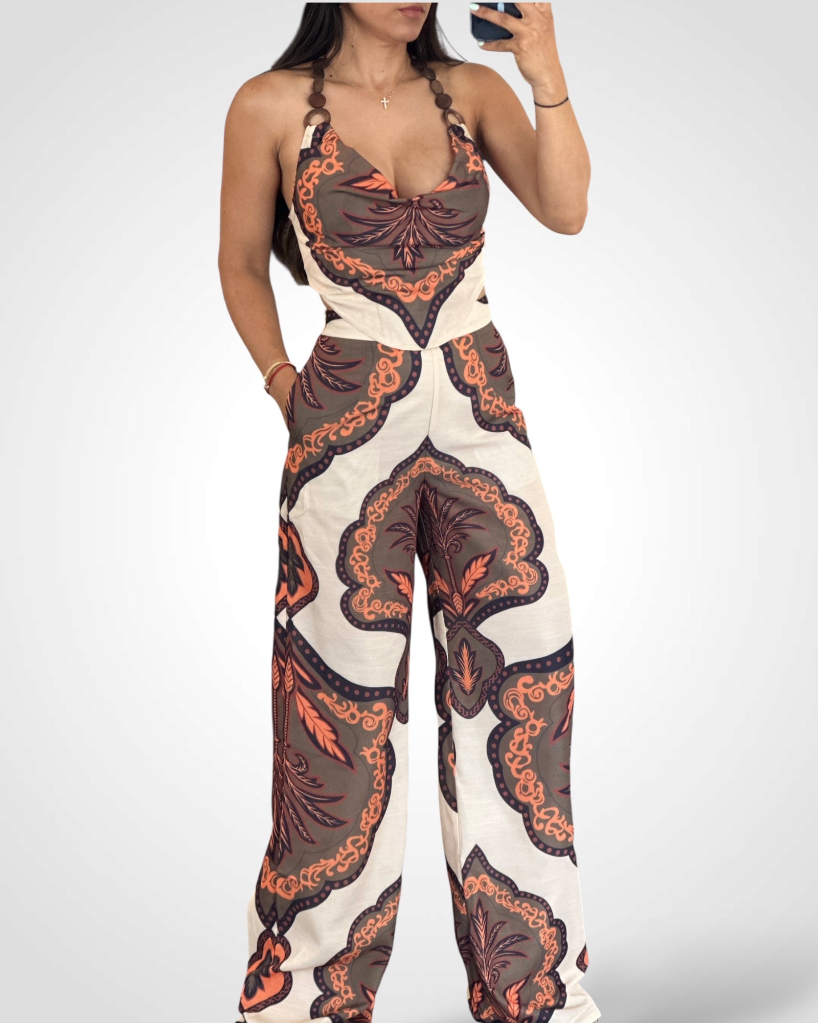 Multi Set Halter Wood Ring•-1
