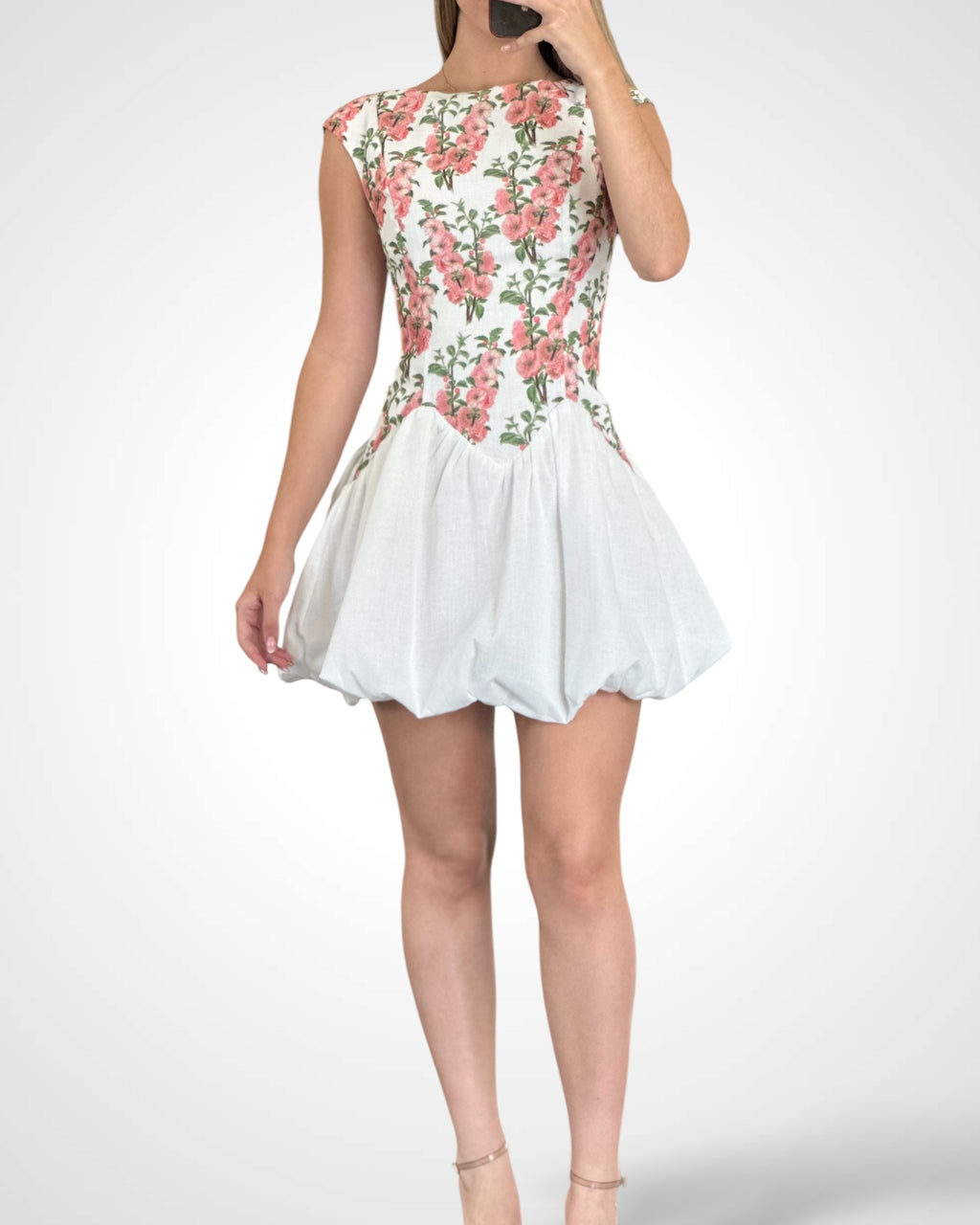 PICNIC BUBBLE MINI DRESS