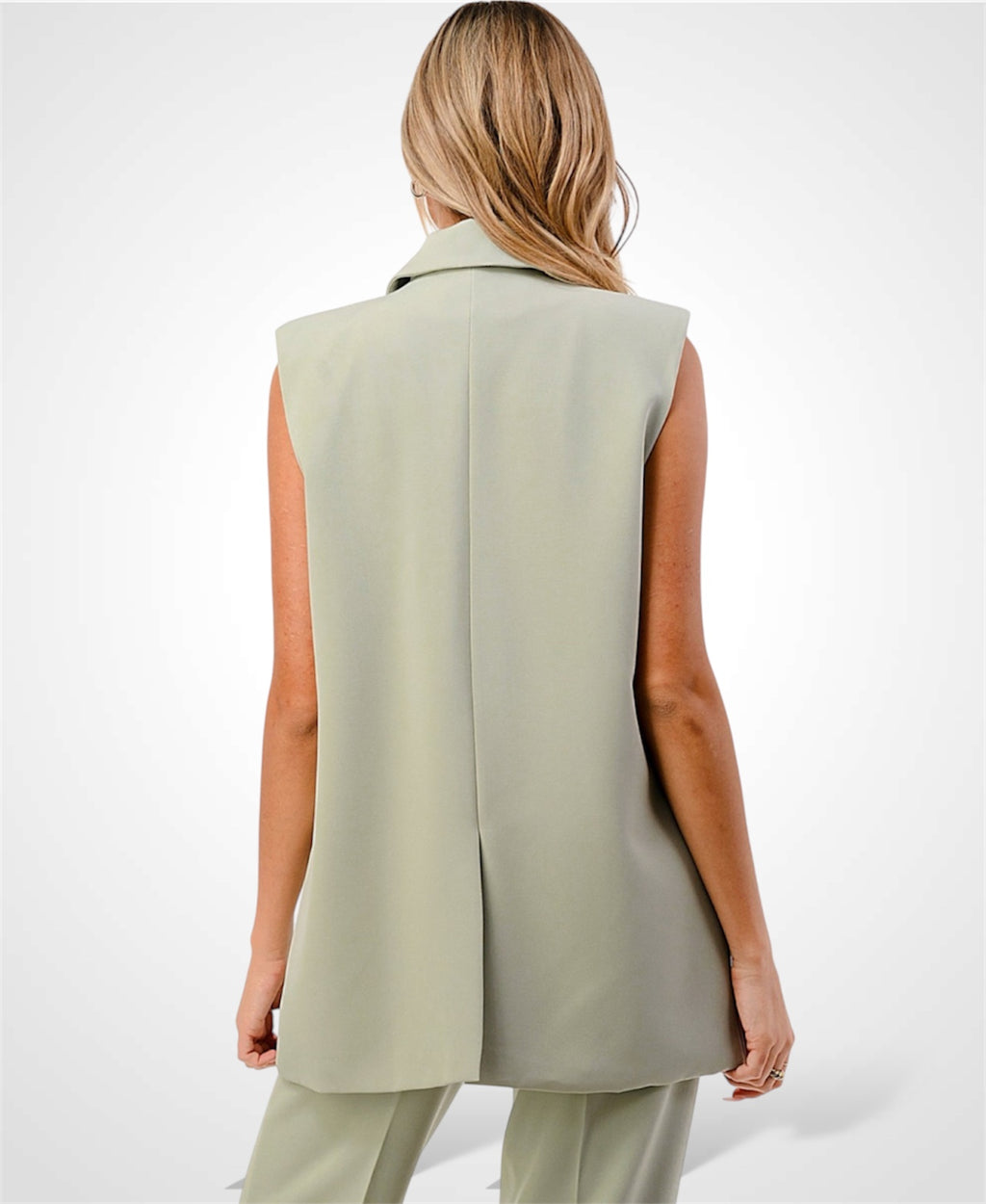 Sage Blazer Vest