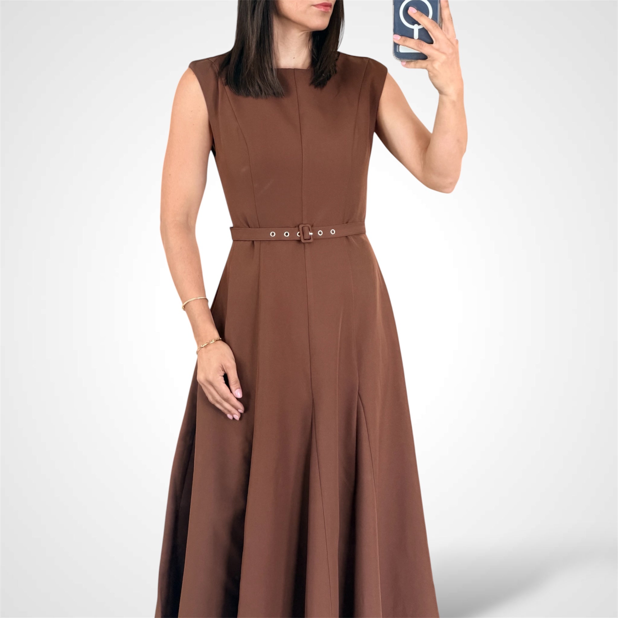 Choco Midi Dress-2