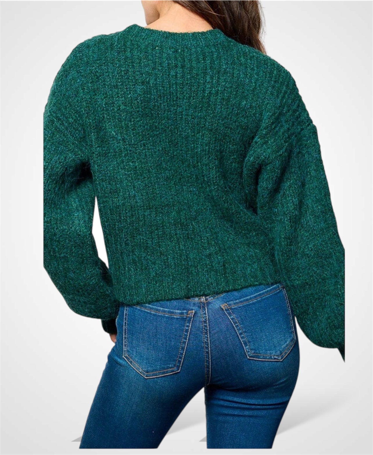 LONG SLEEVE PULLOVER SWEATER•-2