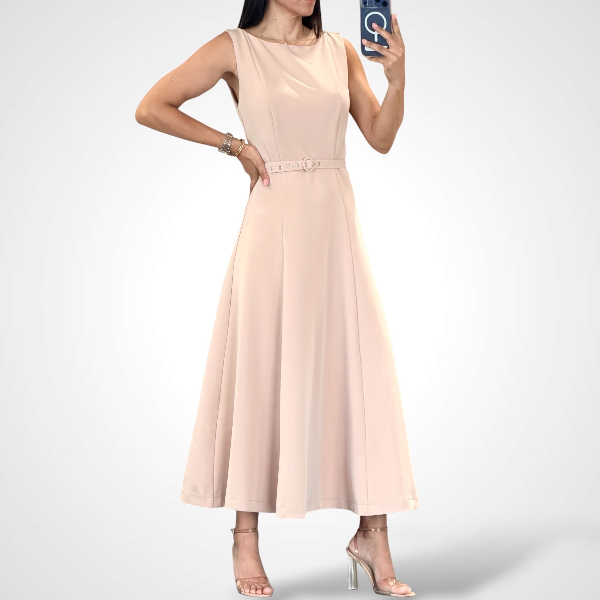 Blush Midi Dress-1