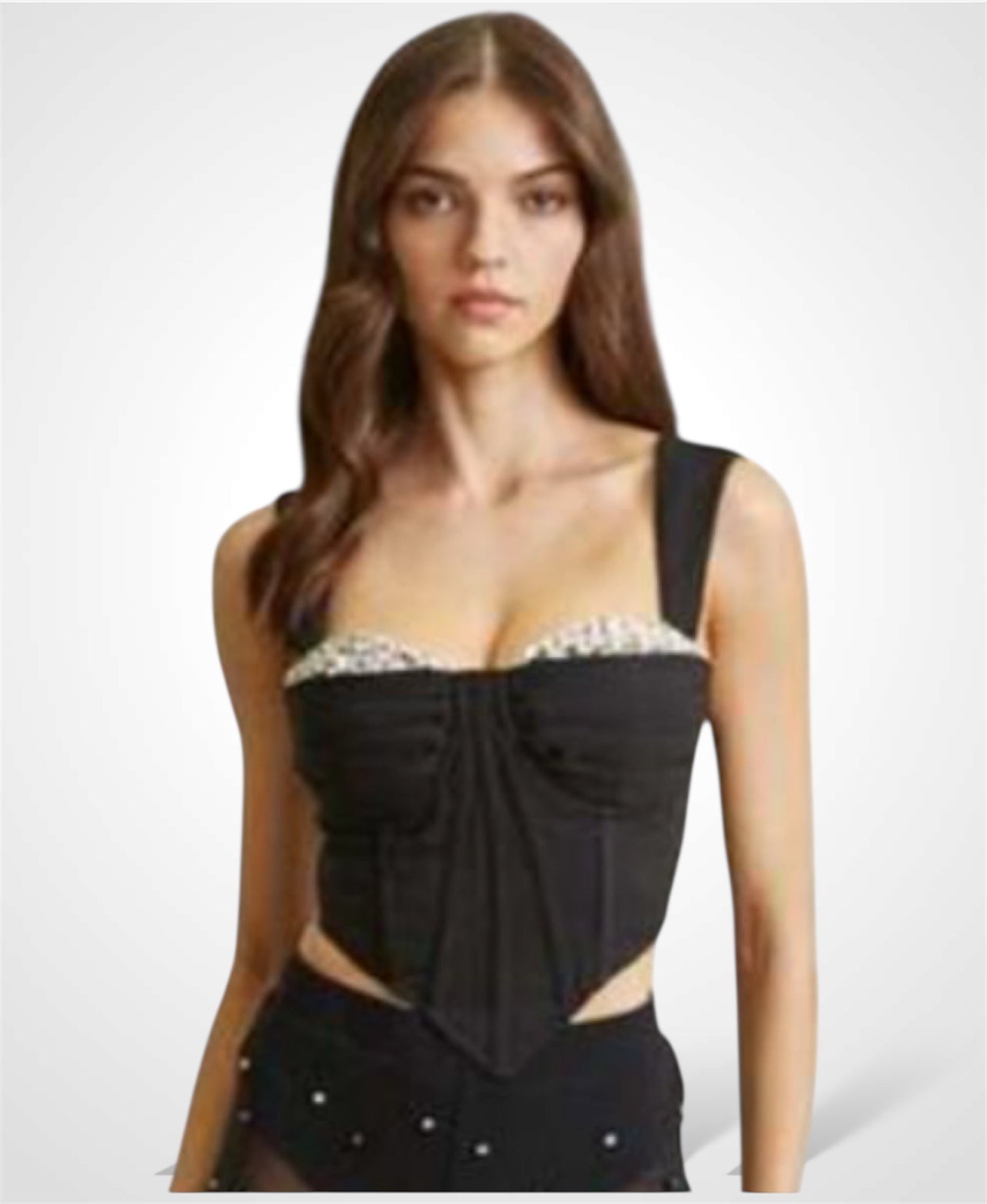 Black Bustier•-1