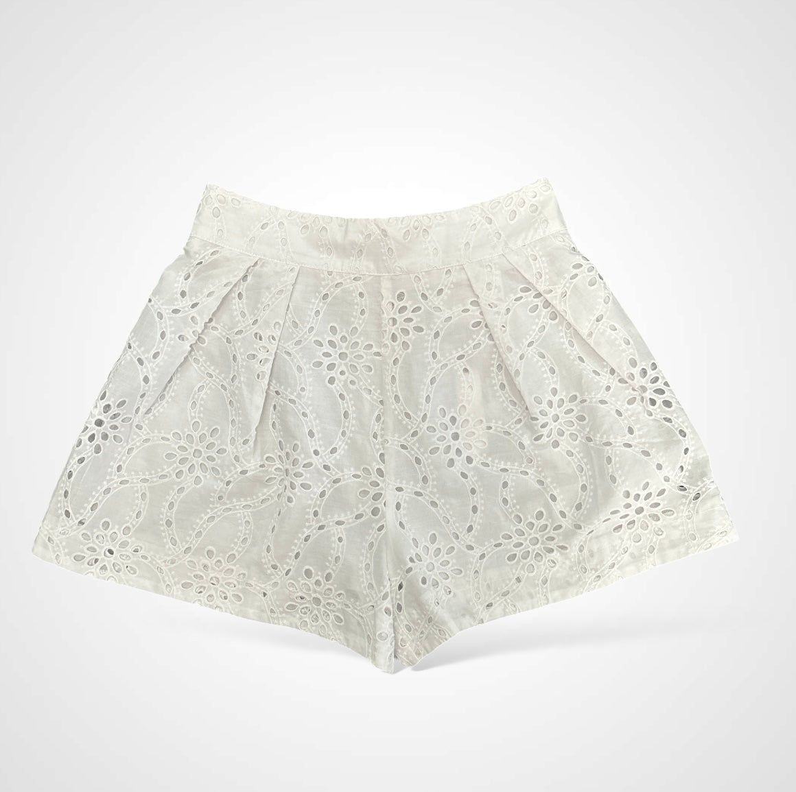 LACE WHITE SHORT•-1