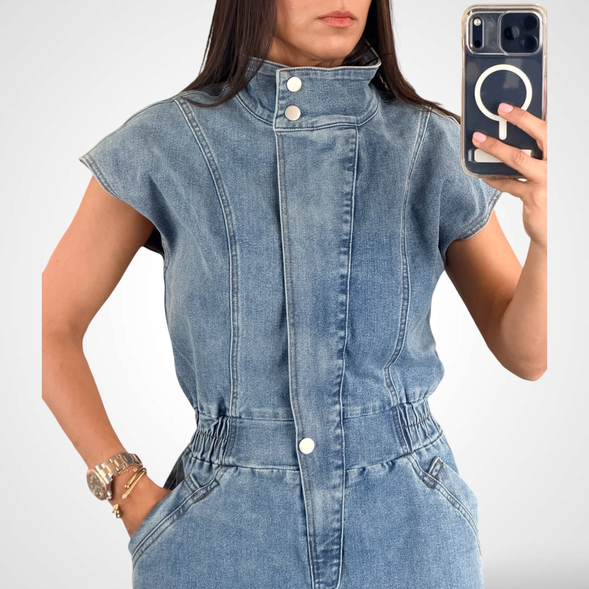 Dakota Denim Jumpsuit-2