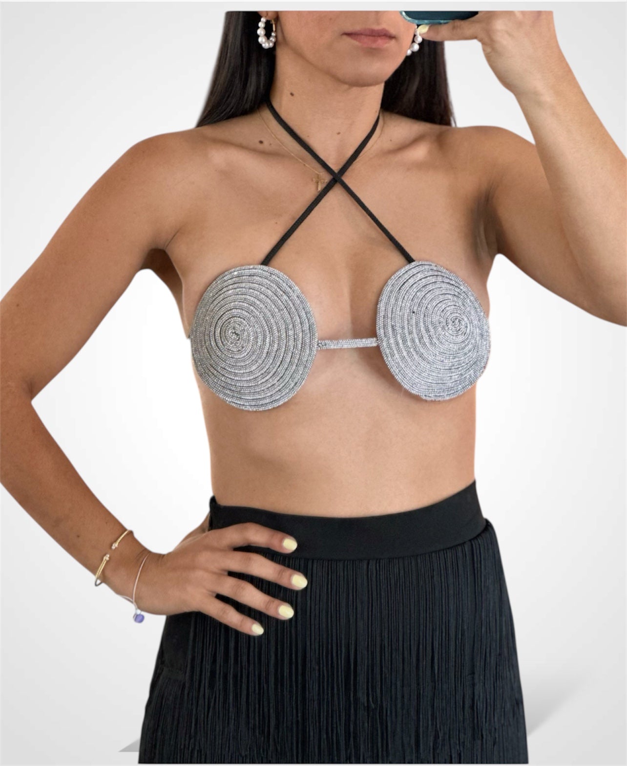Silver Bralette•