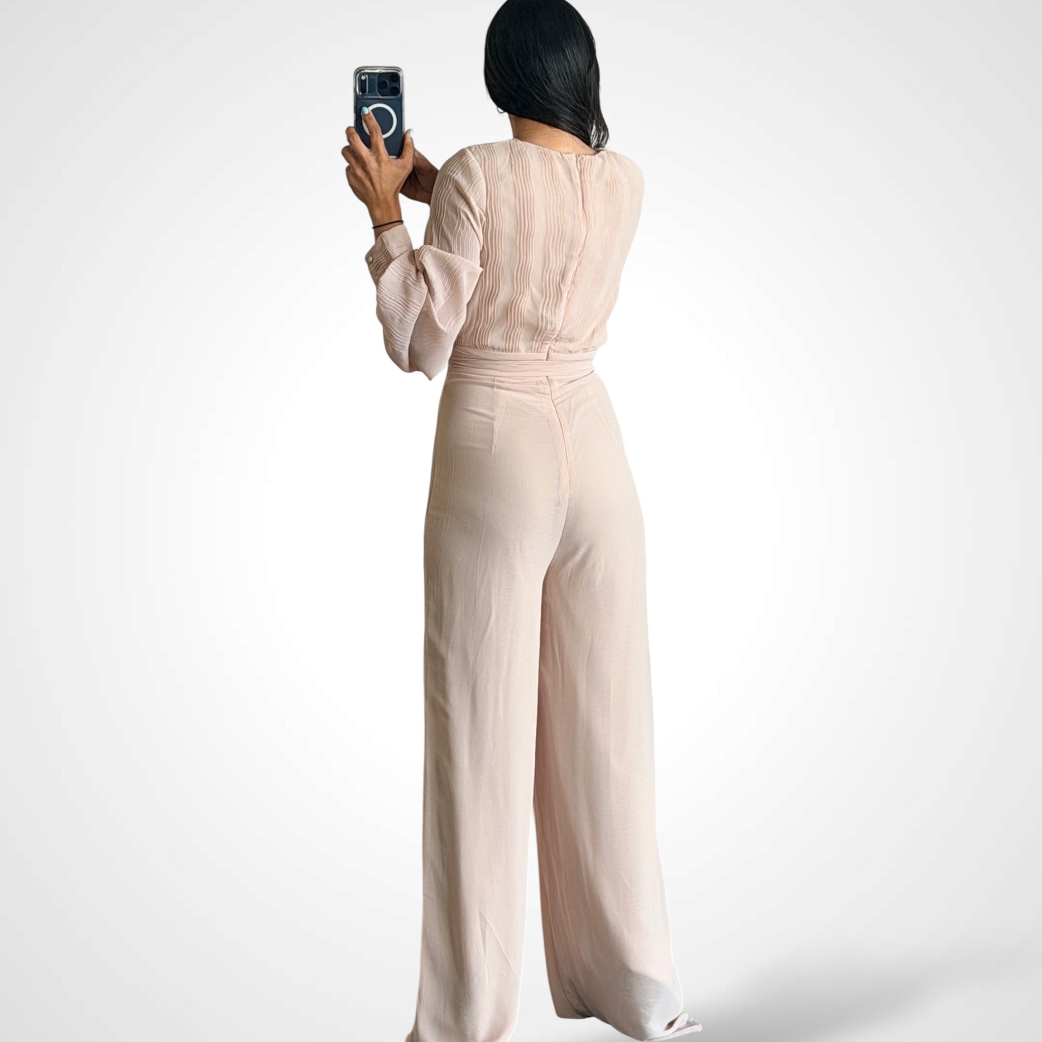 Surplice Jumpsuit•-3
