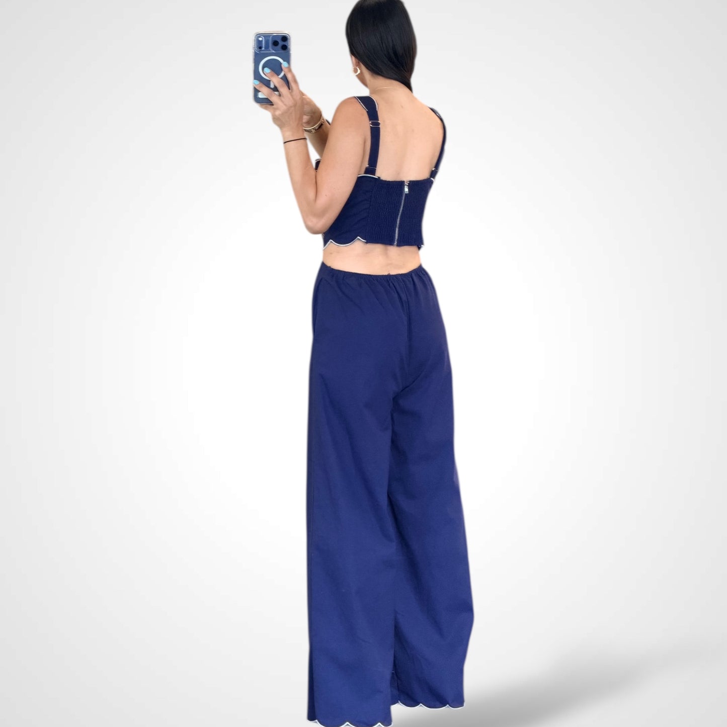 Embroidered Cutout Jumpsuit