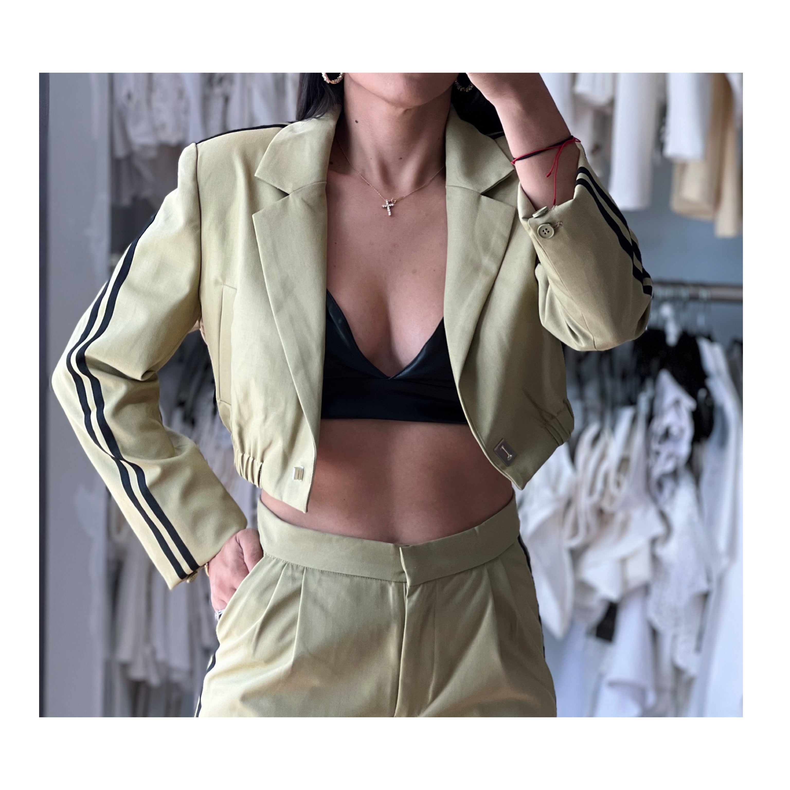 Black Trim Blazer-2
