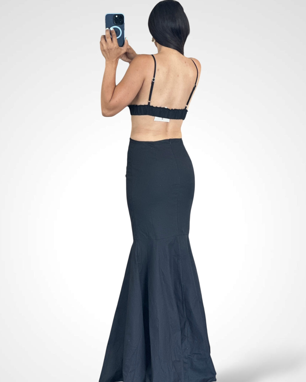 SJQ-BLACK ITALIAN LOVE MAXI DRESS