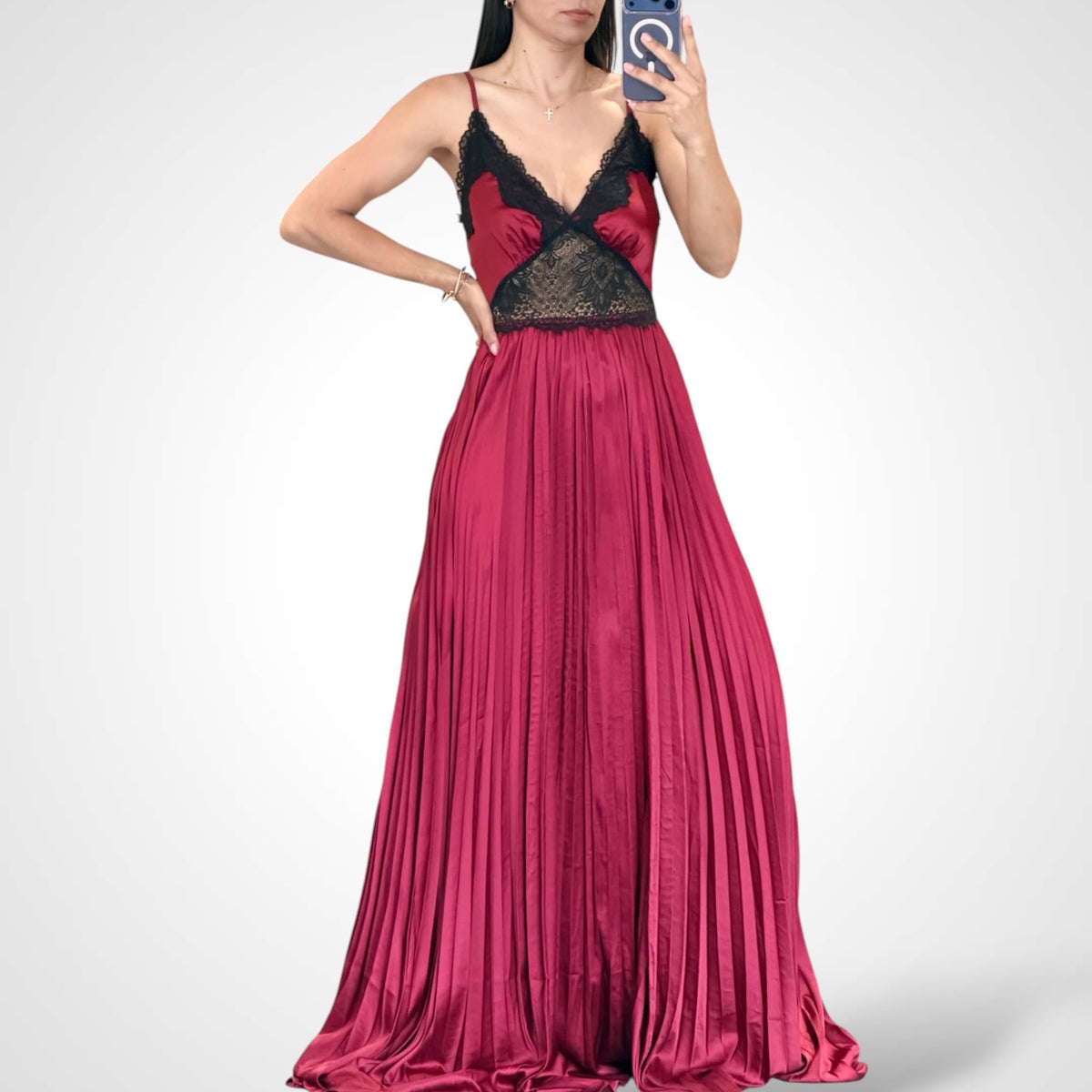 Scarlet Burgundy Maxi Dress