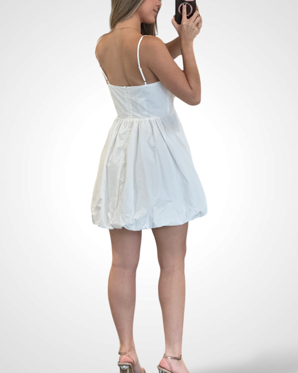 BUBBLE SKIRT MINI DRESS