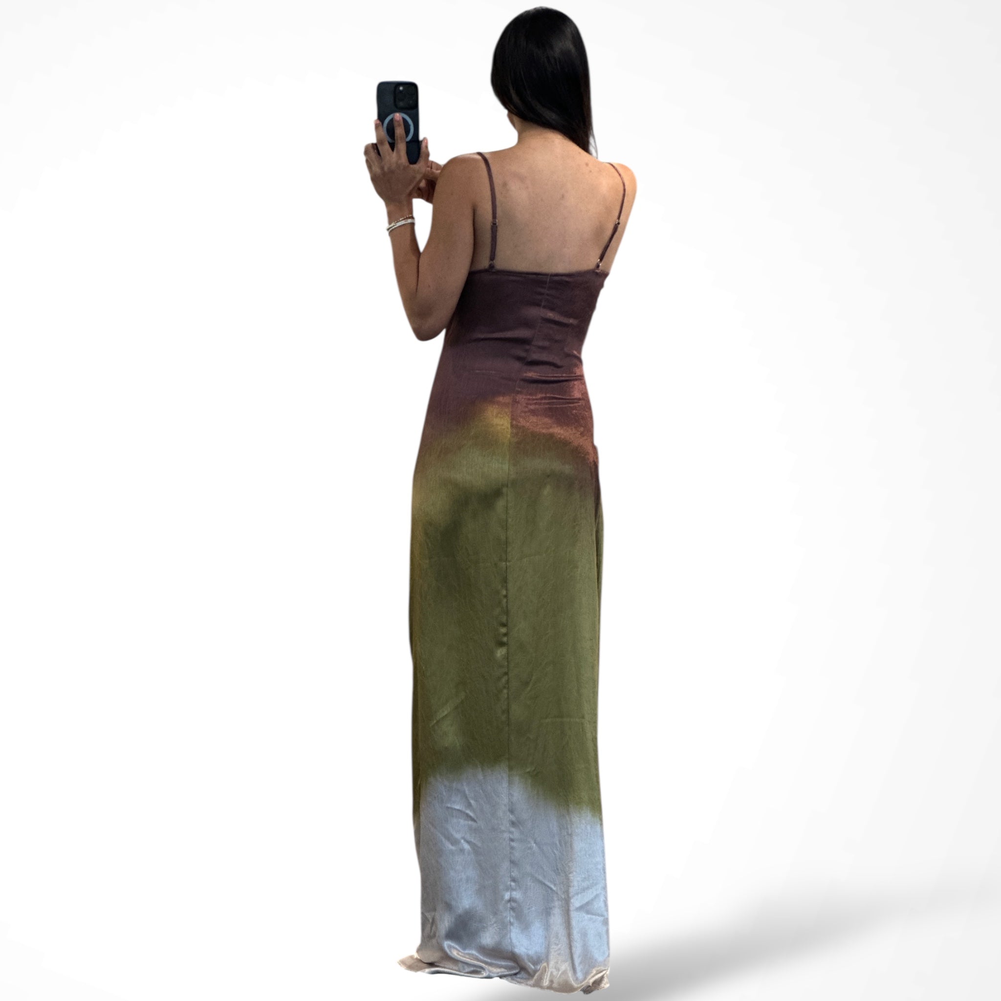 MULTI COLOR LONG DRESS•-3