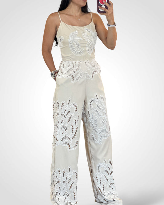 Solid Color Jumpsuit