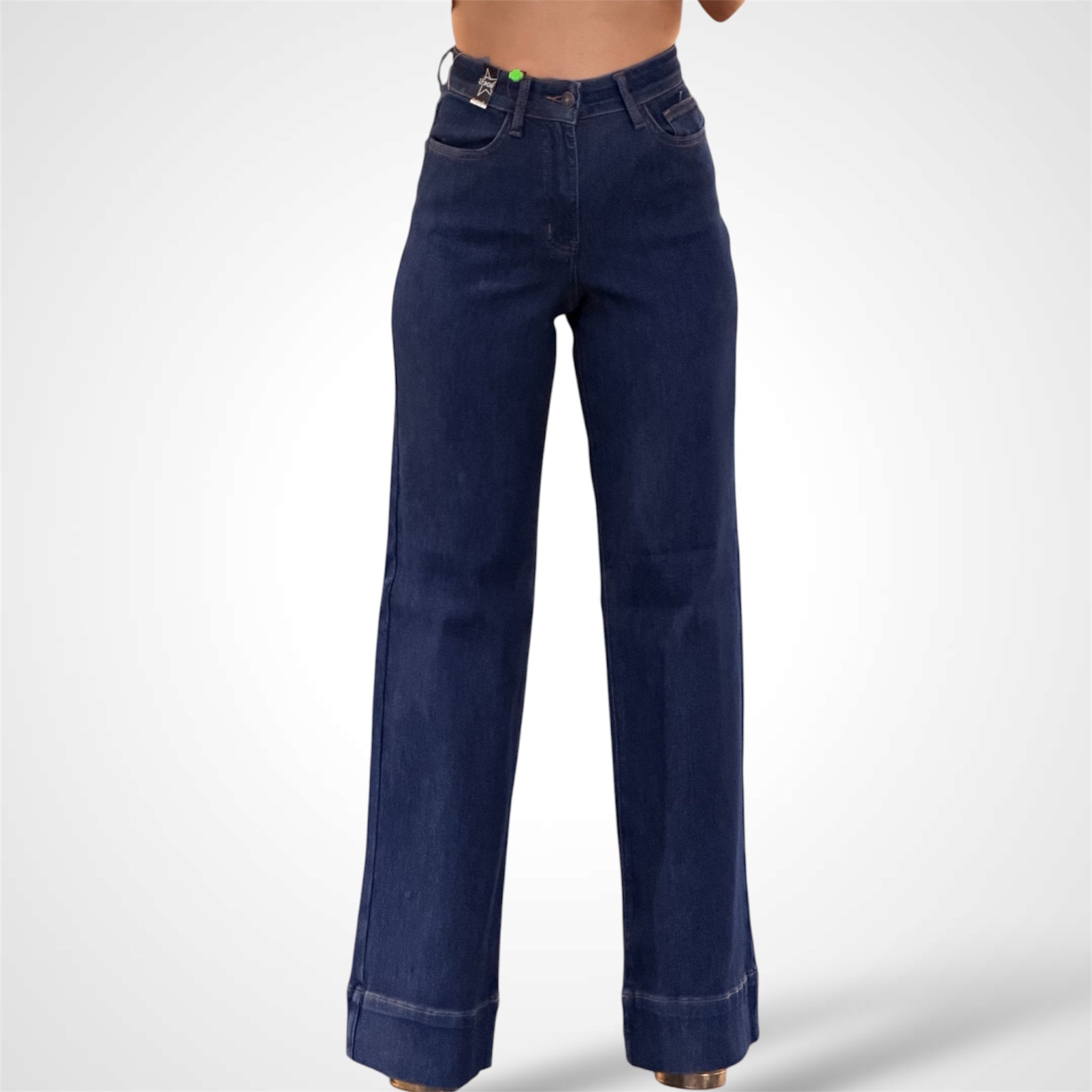 HIGH RISE WIDE LEG JEANS