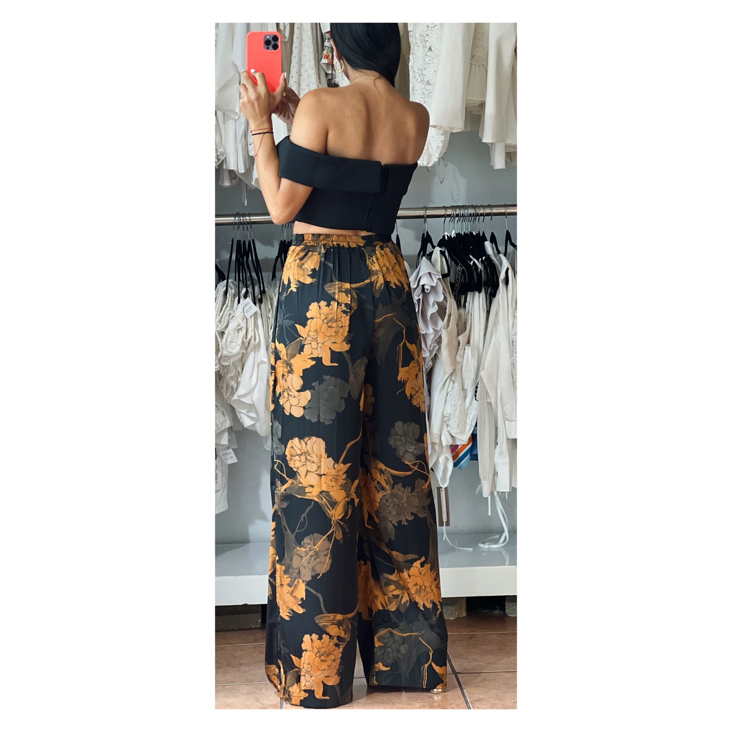 FOLD OVER SWEETHEART NECK SCUBA CORSET CROP TOP