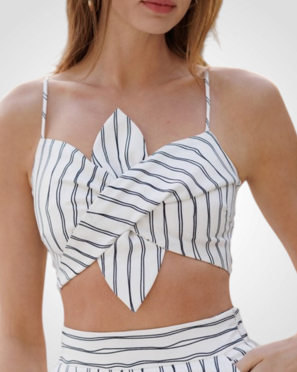 Petal Cross Cropped Tank Top