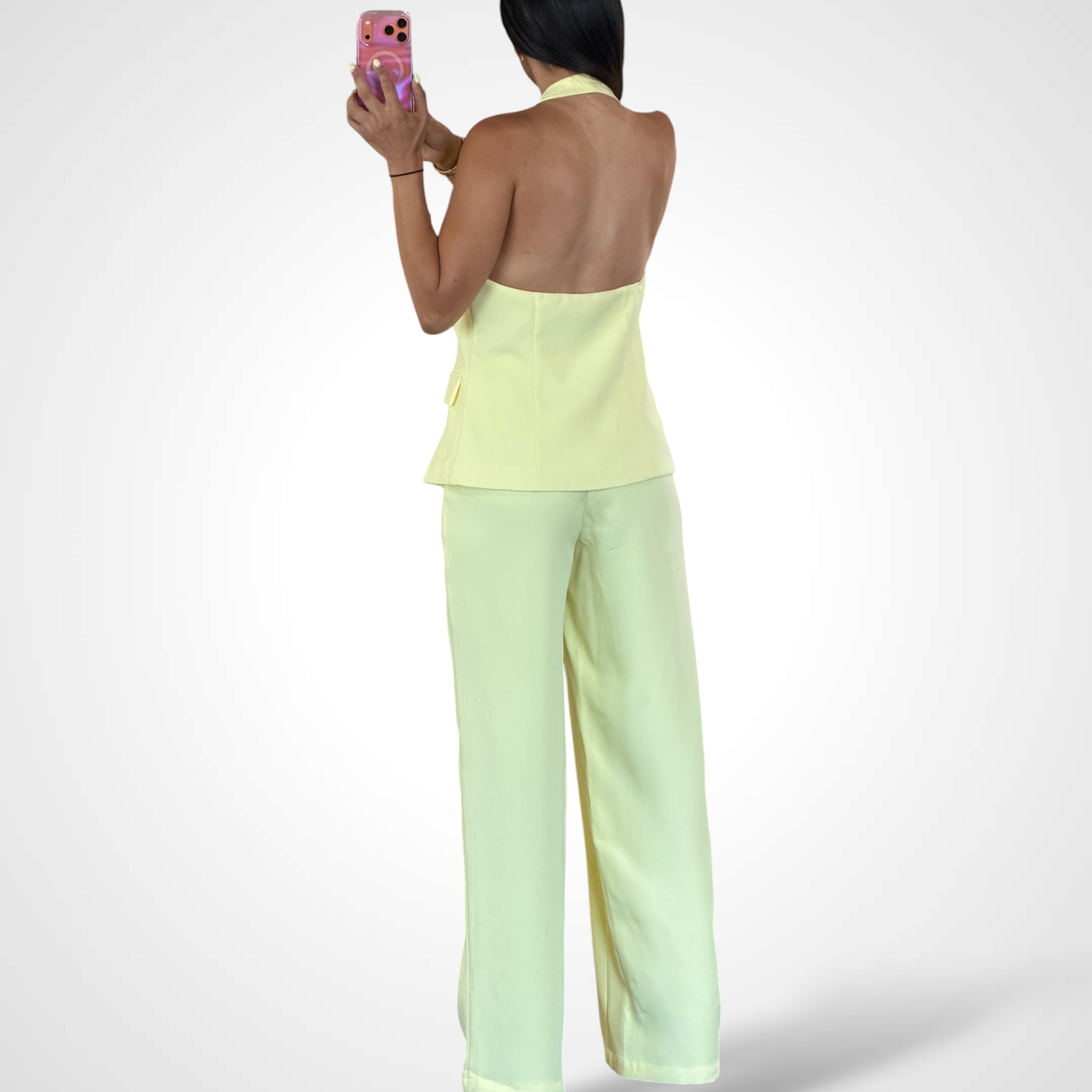 HALTER NECK VEST WITH PANTS SET-3