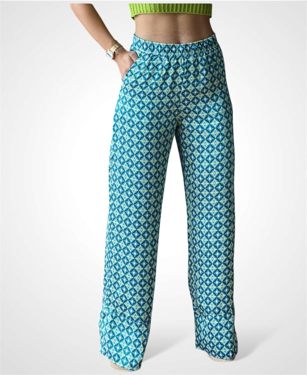 Blue Lime Pants