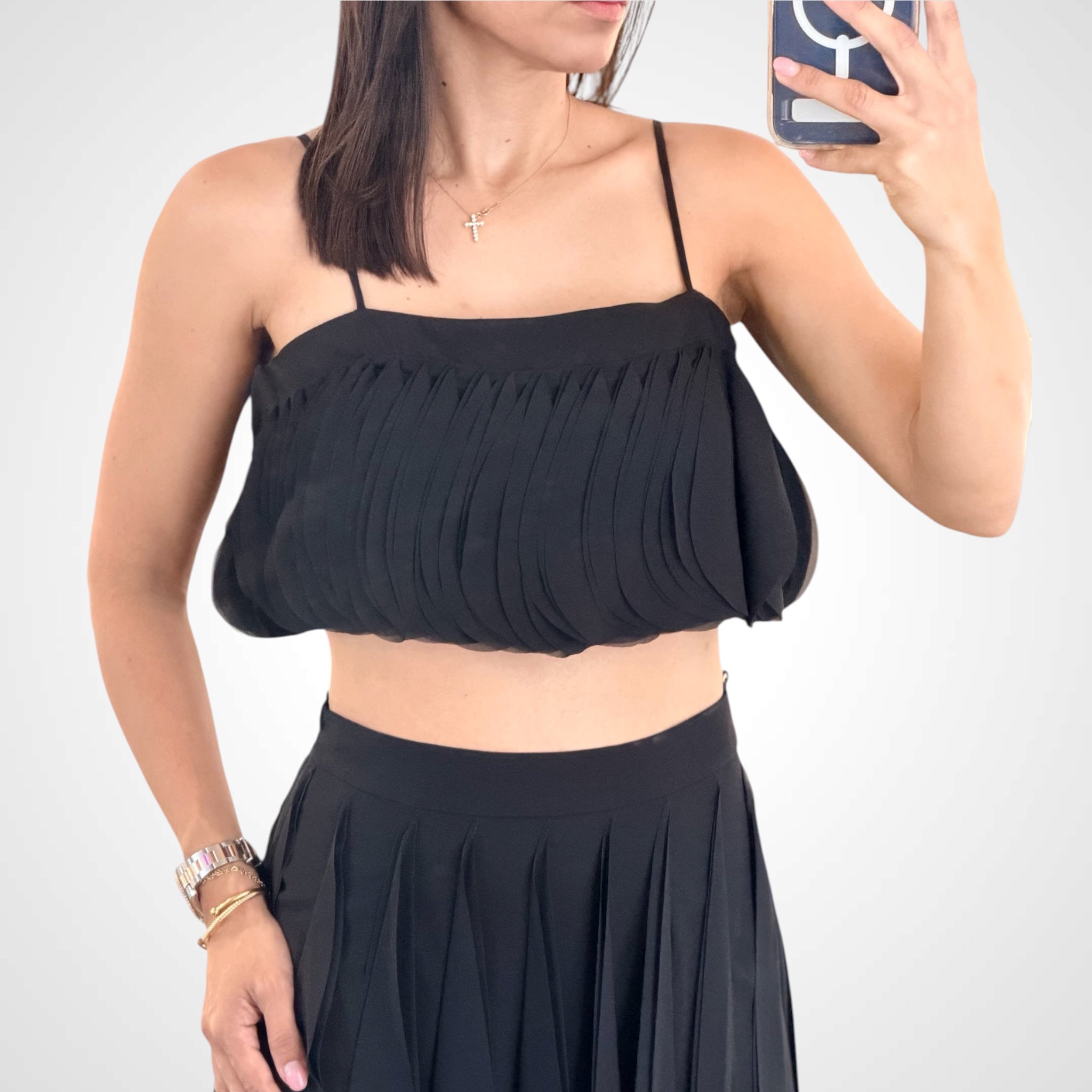 PETAL LAYERS SKIRT SET-2