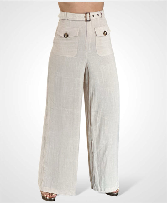 Wide Linen Pants