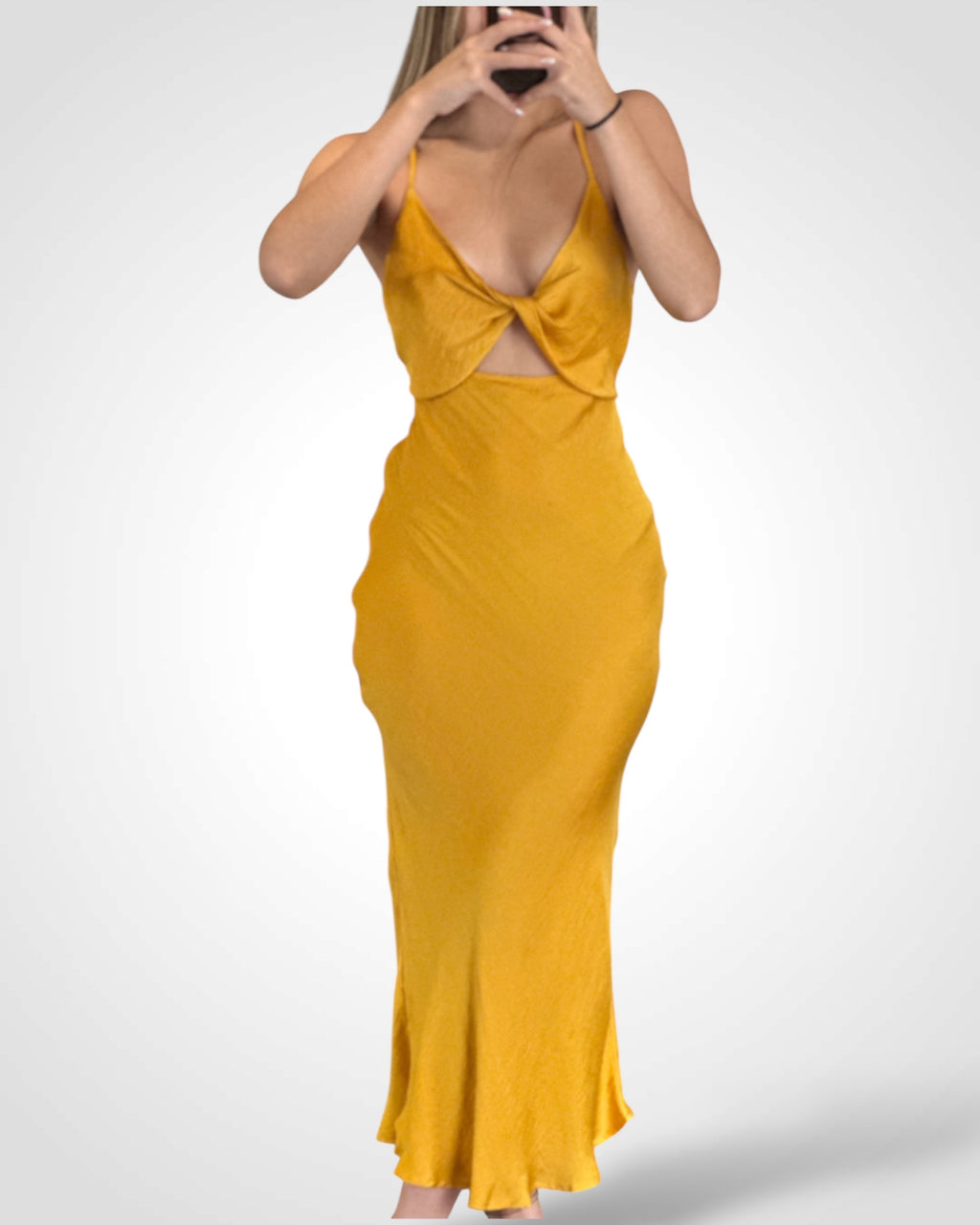 Twist Top Midi Dress