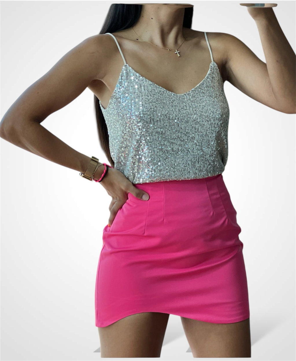 Doll Pink Mini Skirt