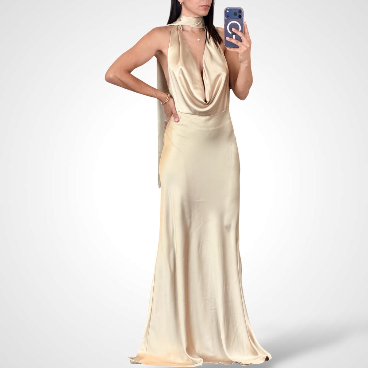 Kiwi Golden Dress