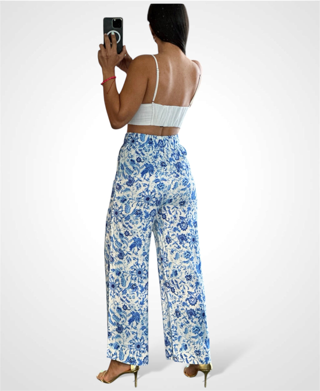 OFF WHITE LINEN BRA TOP