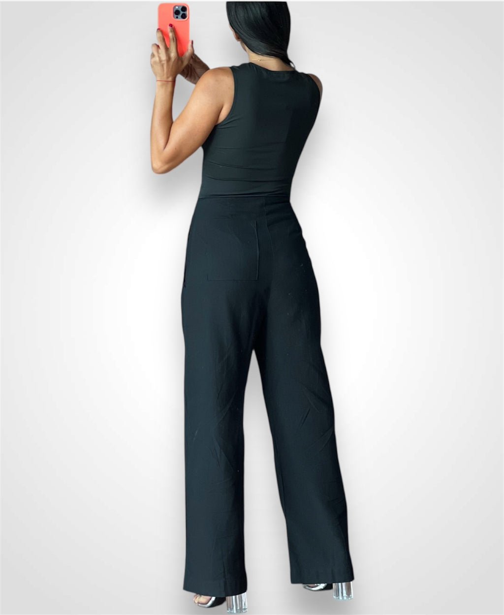 BLACK CASSIE BUTTERFLY TOP