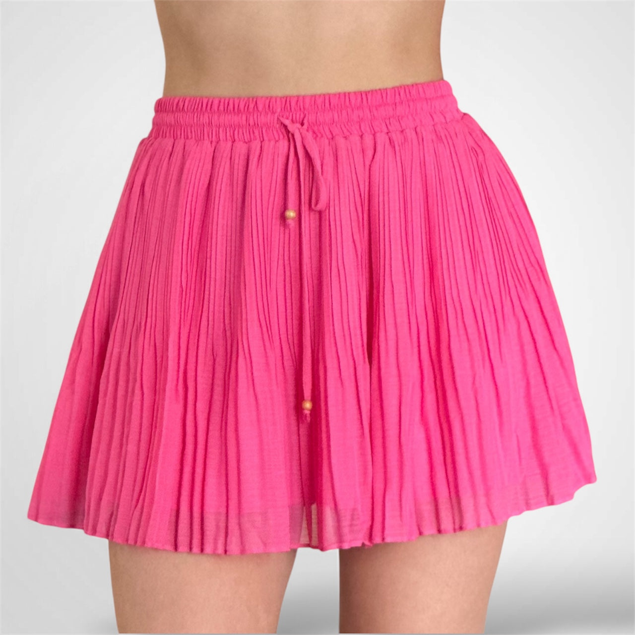 DRAW STRING PLEATED SKORT•