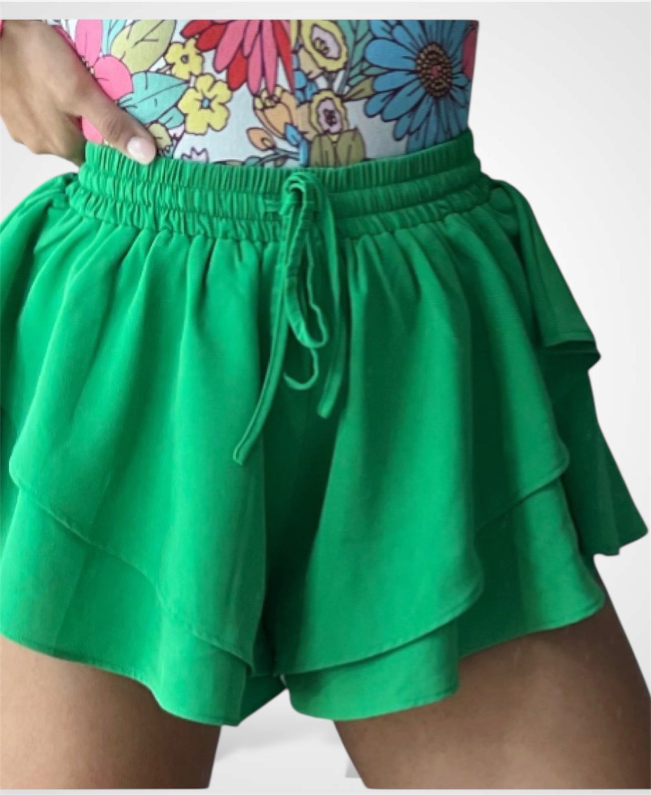 Ruffle Shorts•-2