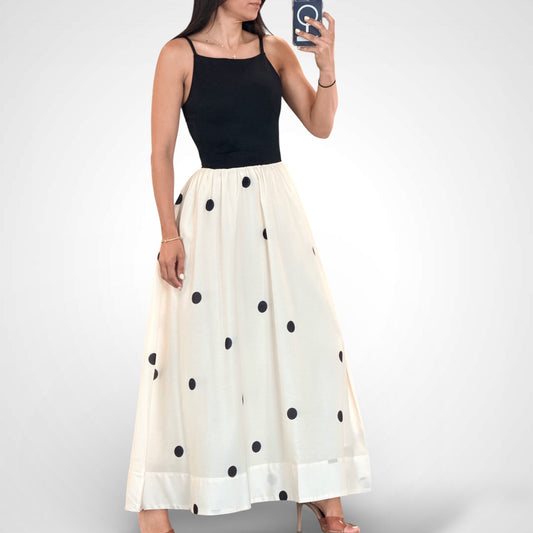 Cropped Polka Dot Dress