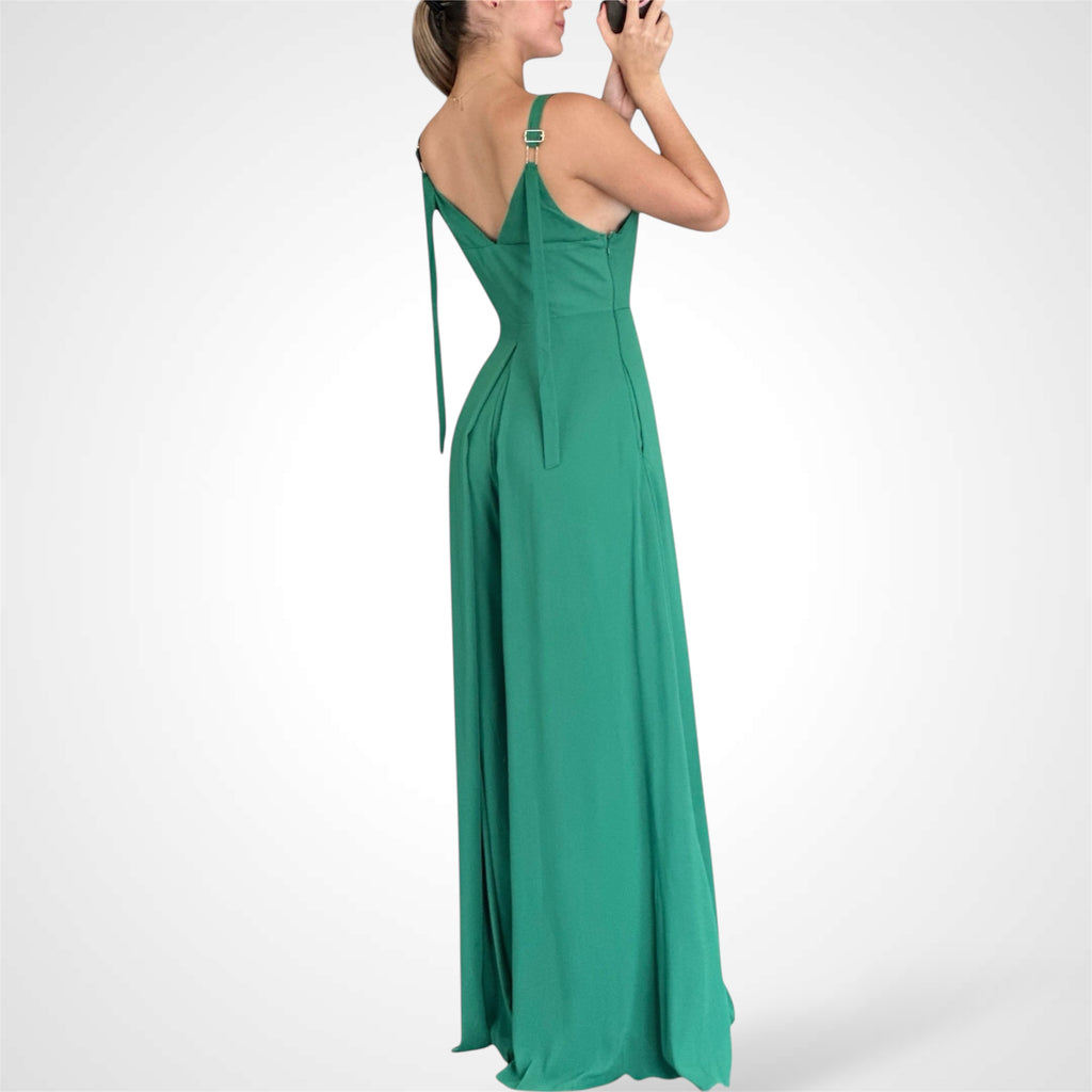 Wide Leg Jumpsuit with Pockets