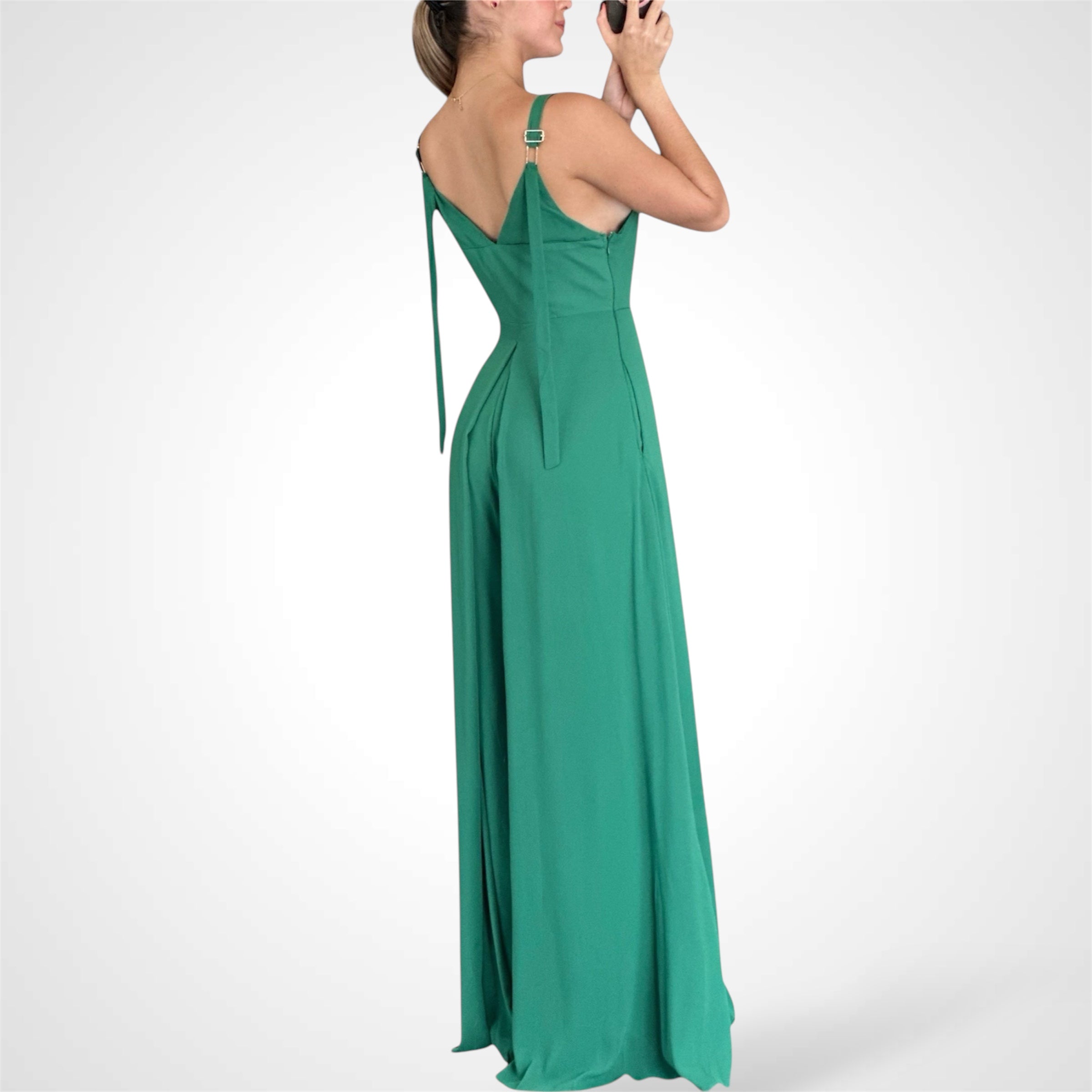 Wide Leg Jumpsuit with Pockets