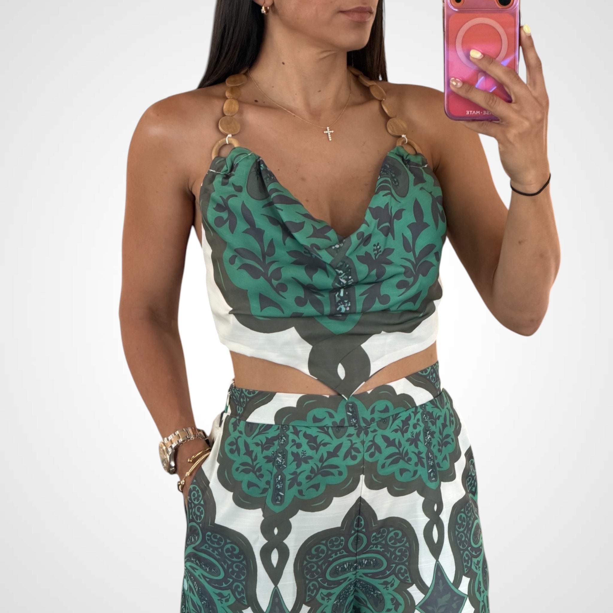 Soly Beaded Pants Set-2