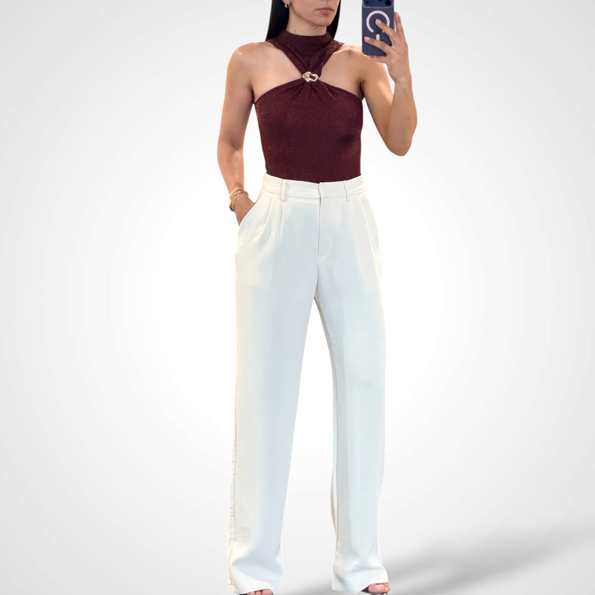 Marielle Knit Halter Top-2