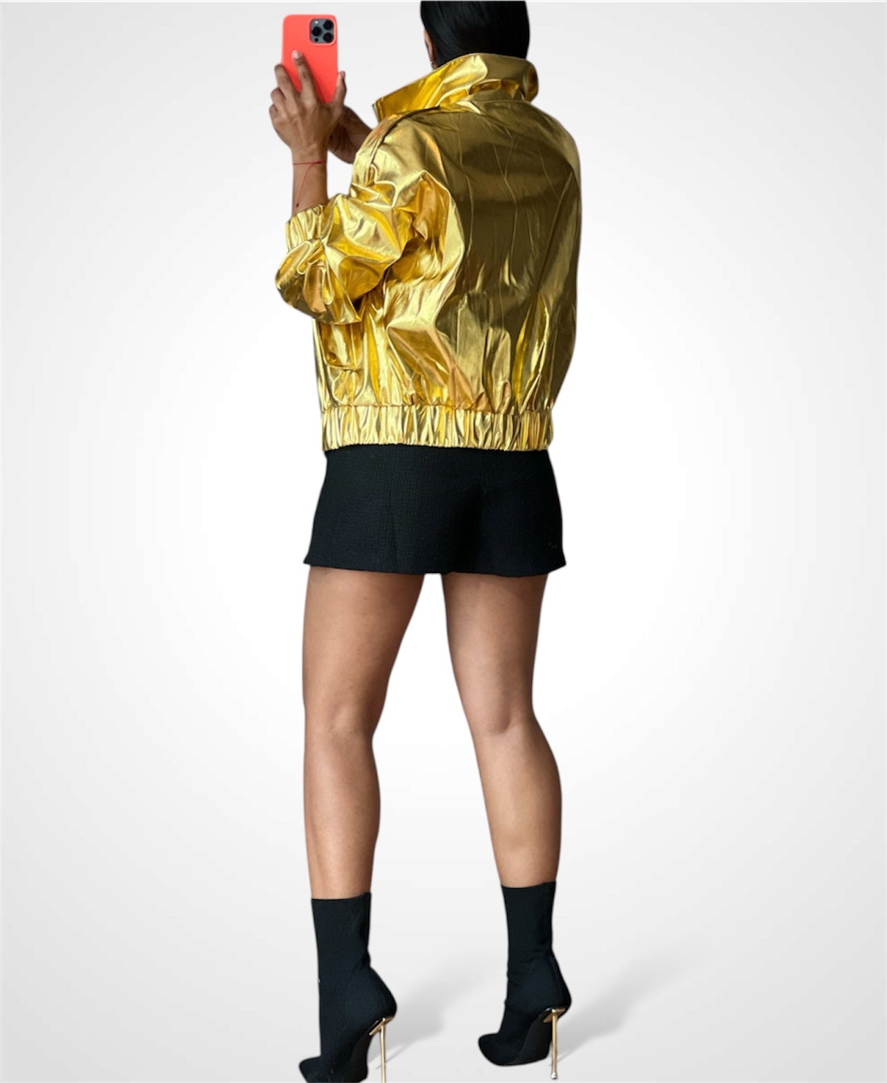 Glitter Bomber Jacket•-2