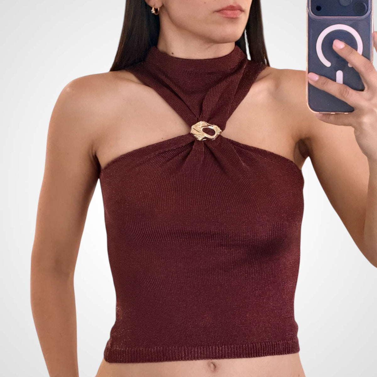 Marielle Knit Halter Top-1