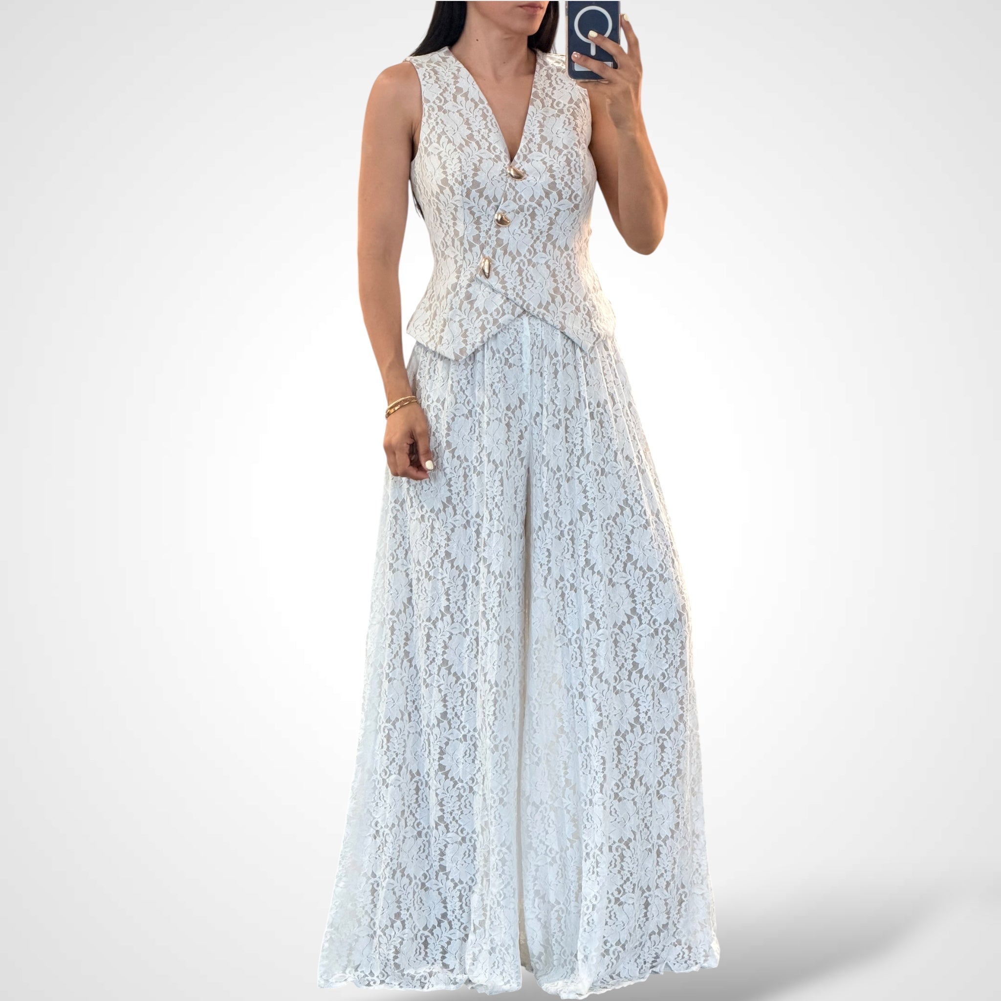 Lace and White Set-1