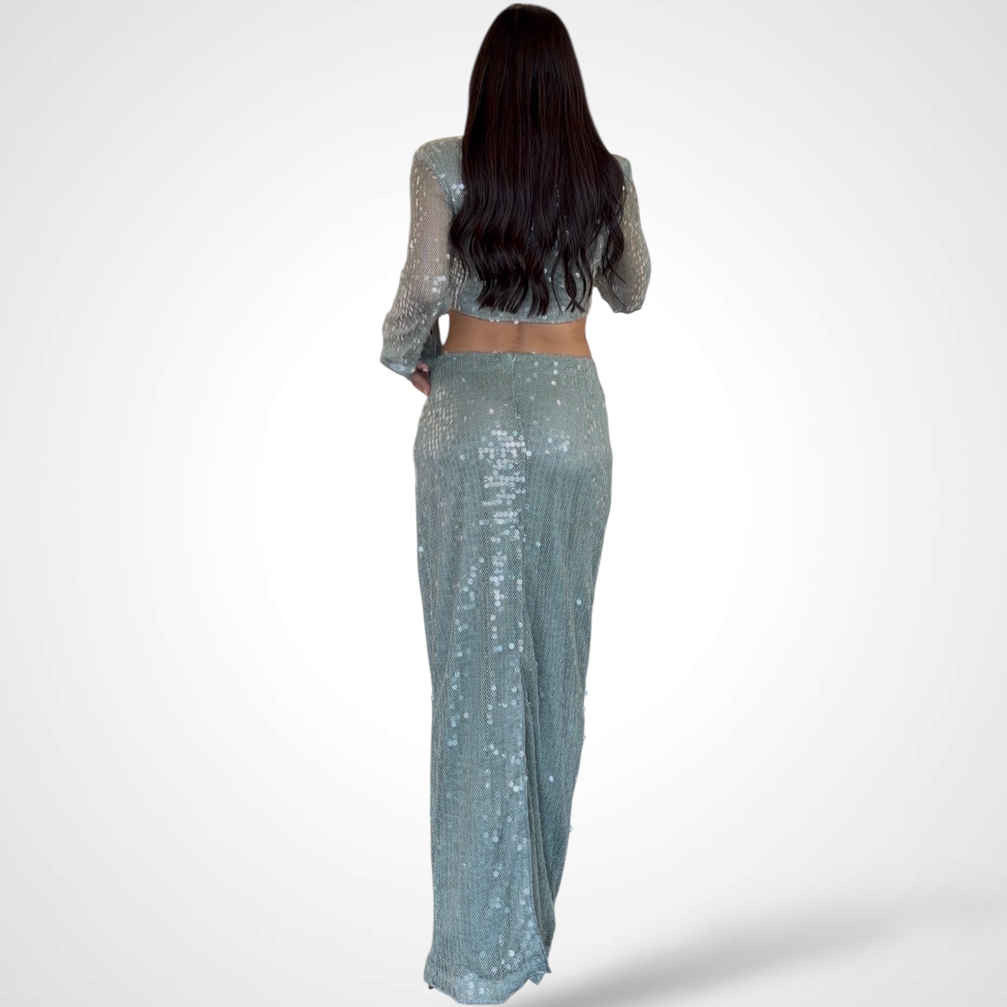 SAGE SEQUIN SET•-3
