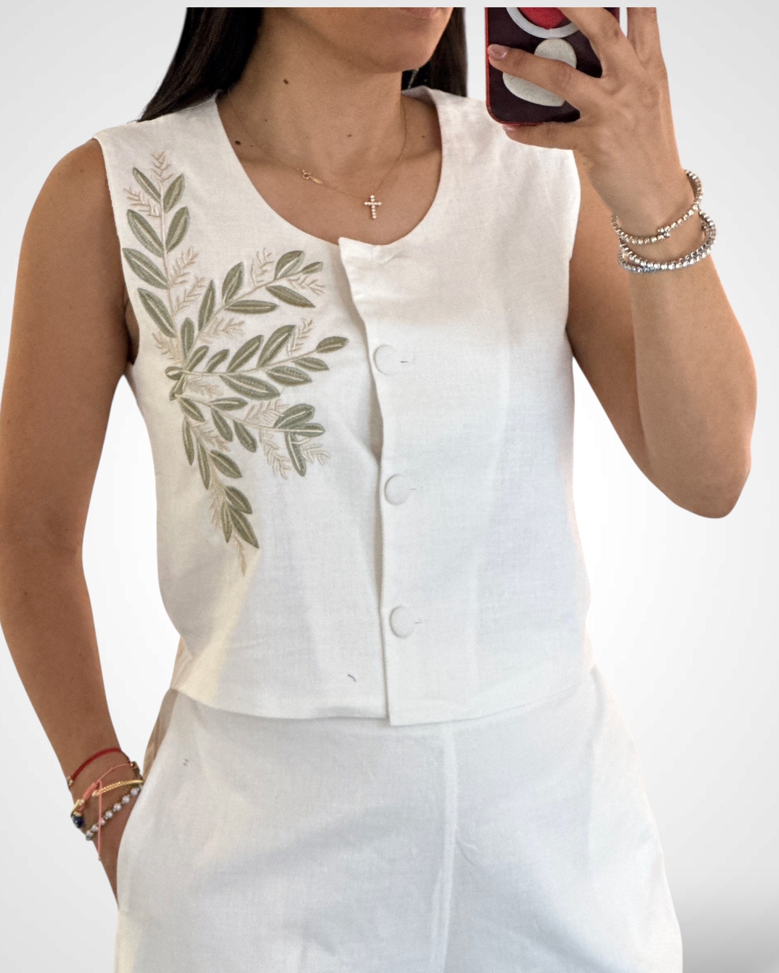 White Embroidery Set