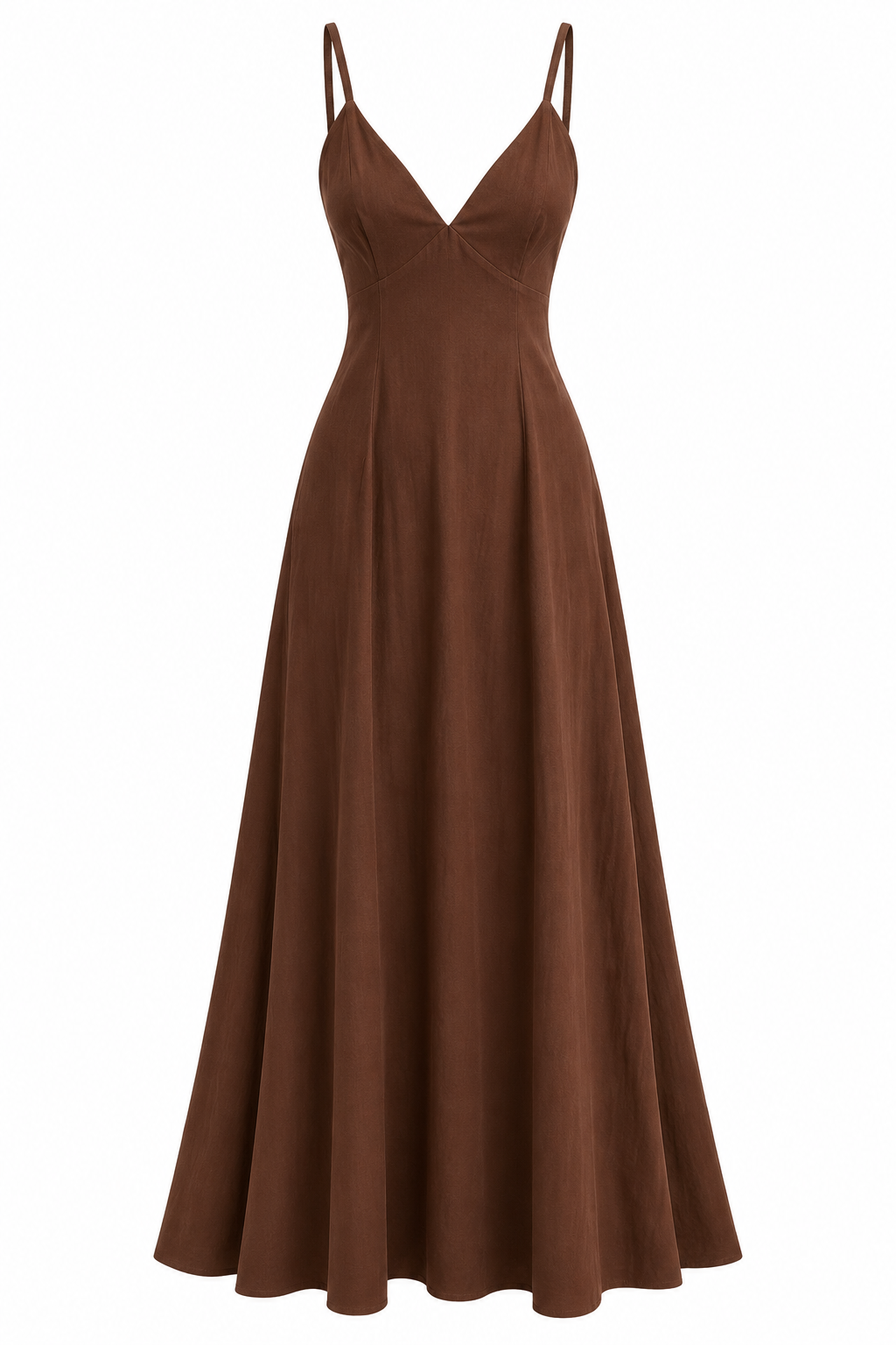 Mocha Breeze Maxi Dress-4