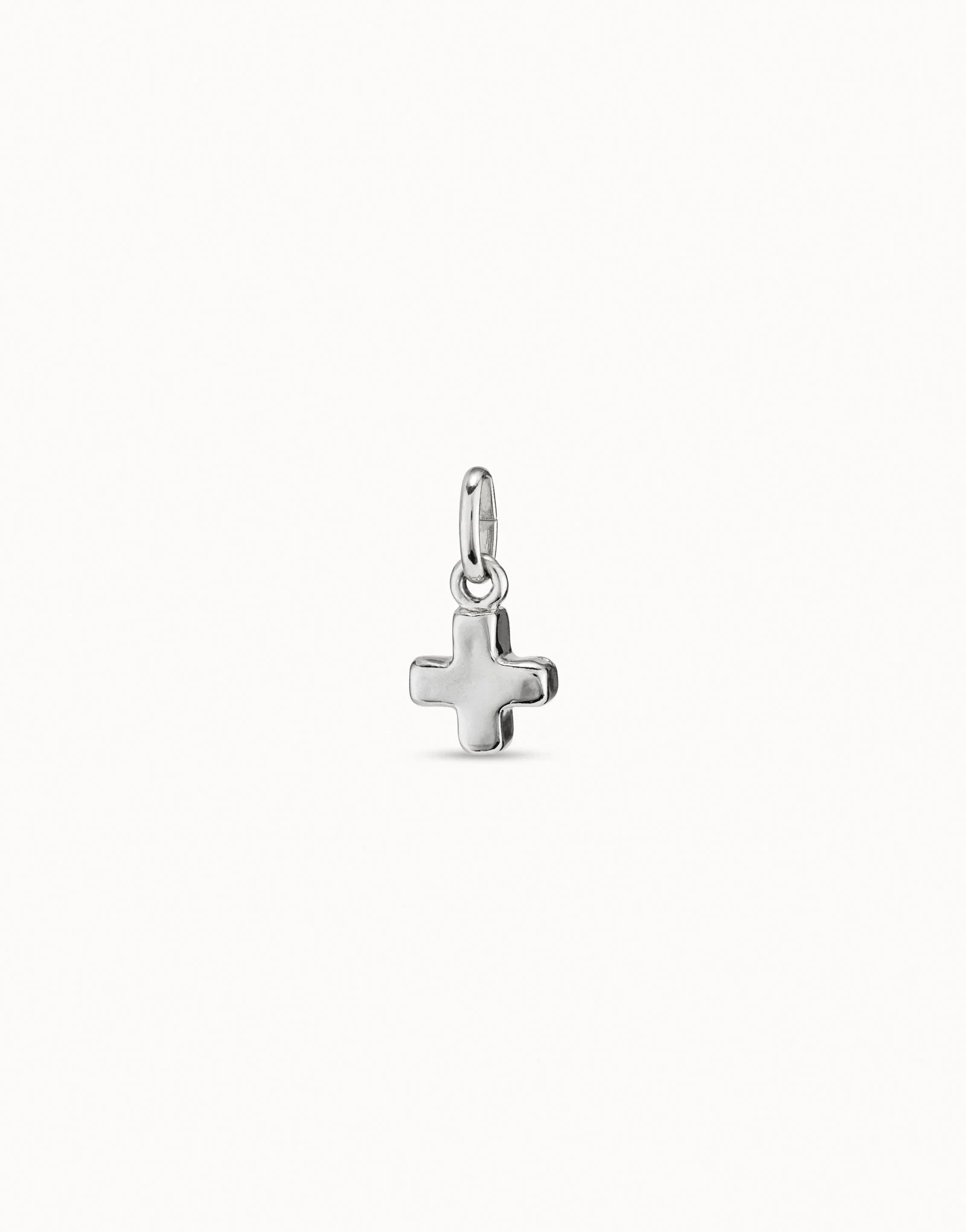 Uno de 50 Sterling silver-plated cross charm•-1
