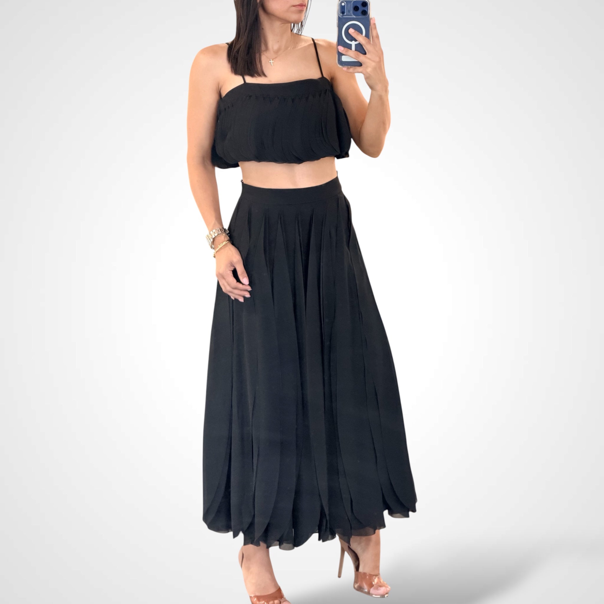 PETAL LAYERS SKIRT SET-1