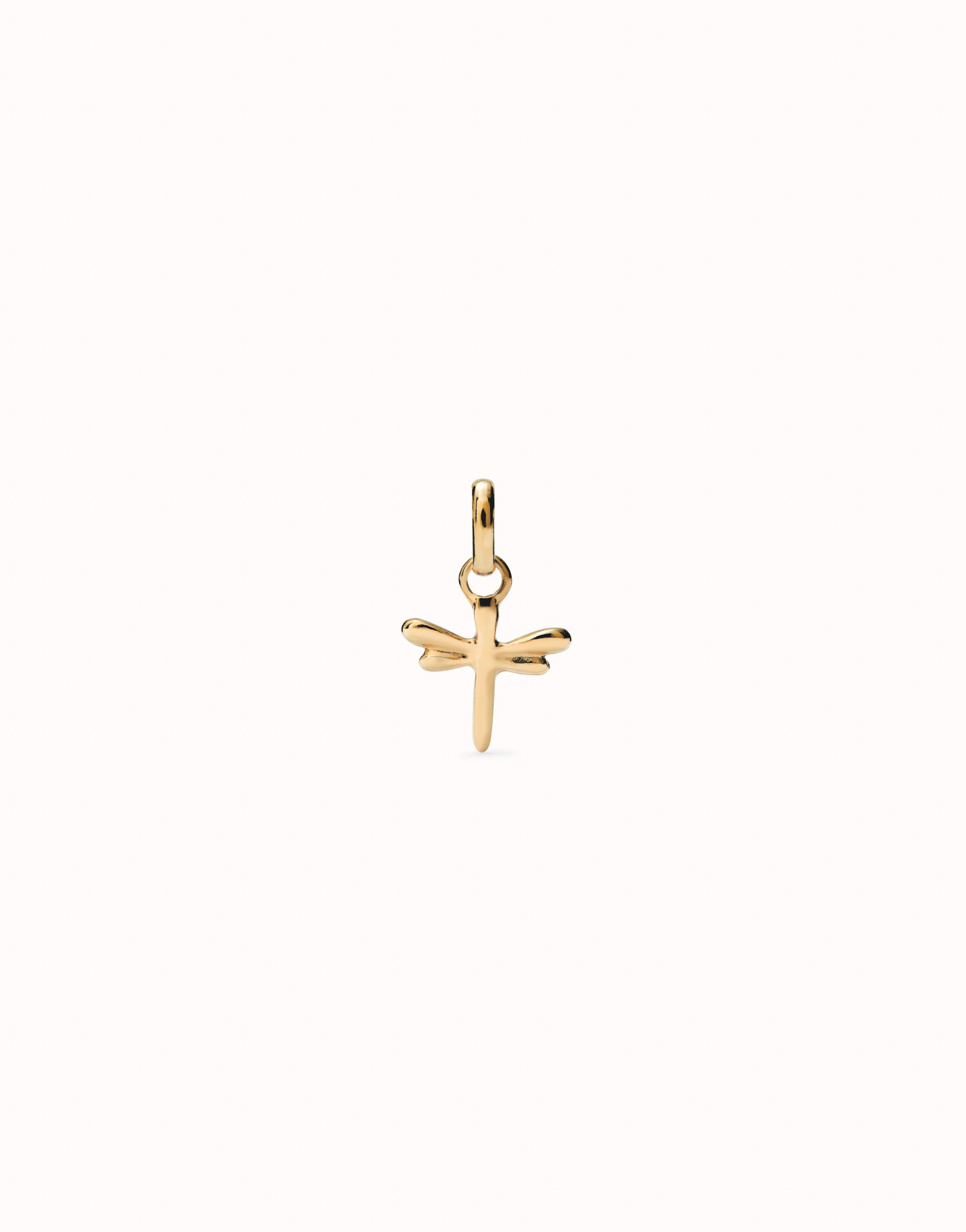 UNO DE 50 - Charm bañado en oro 18k con forma de libélula.