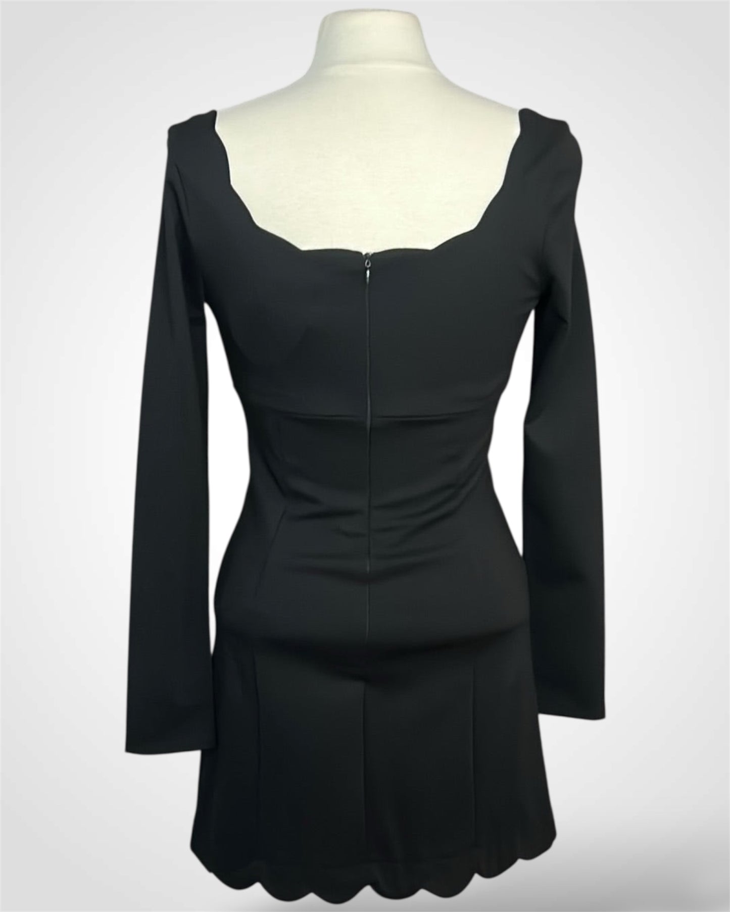 Knit Black Dress